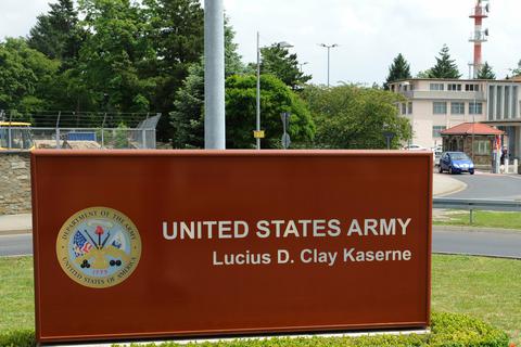Erbenheimer Clay-Kaserne der US-Armee. Foto: dpa