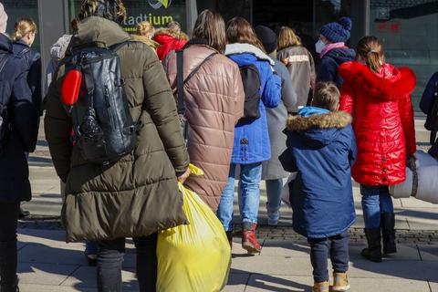 Die ersten Flüchtlinge aus der Ukraine kamen im März nach Darmstadt.