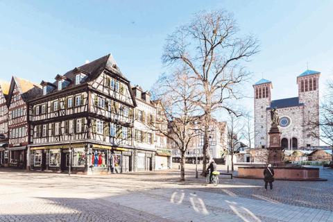 Über die Gestaltung des Marktplatzes wird in Bensheim schon lange gestritten. Thomas Neu
