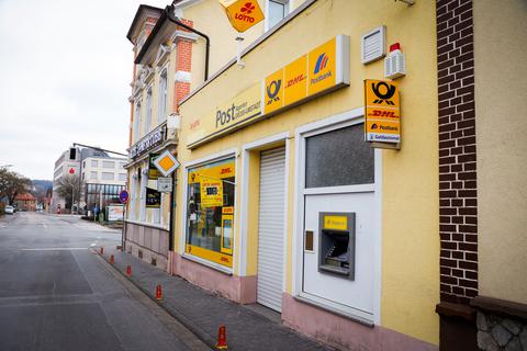 Groß-Umstadt hat ausreichend Postfilialen. Eine davon ist in der Habitzheimer Straße.