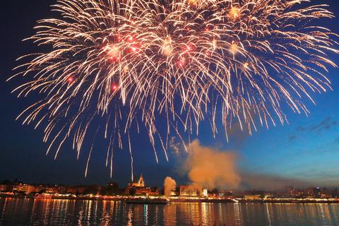 Das traditionelle Feuerwerk der Mainzer Johannisnacht wird auch 2021 nicht zu sehen sein.  Archivfoto: Sascha Kopp