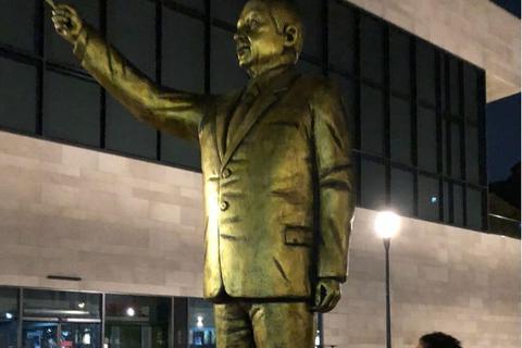 Die Erdogan-Statue. Foto: Erdal Aslan