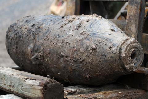 Im Frankfurter Stadtteil Bockenheim wurde am Montagnachmittag eine 500-Kilogram schwere Weltkriegsbombe entdeckt. Archivfoto: Uwe Zucci