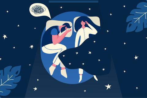 Viele Menschen erleben im Laufe ihres Lebens Phasen, in denen sie an Schlaflosigkeit leiden. Illustration: Olly Kava - stock.adobe, Bearb.: VRM