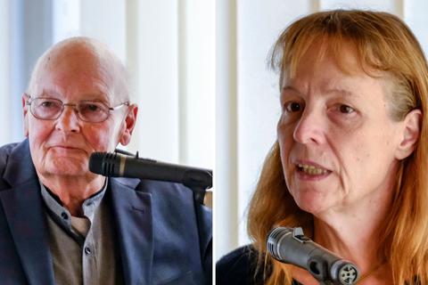 Der ehemalige Awo-Kreisvorsitzende Wolfgang Stasche und die ehemalige Awo-Geschäftsführerin Hannelore Richter. Archivfotos: Sascha Kopp