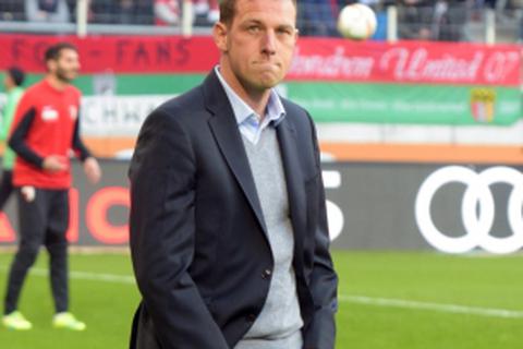 Augsburgs Trainer Markus Weinzierl. Foto: dpa