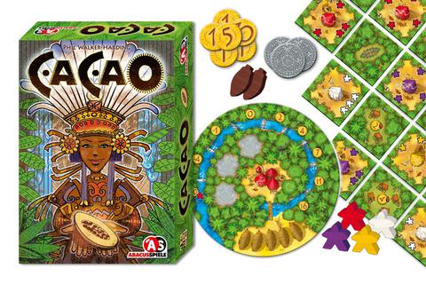 Ein abwechslungsreiches Spiel mit Suchtcharakter: "Cacao". Foto: Abacus Spiele