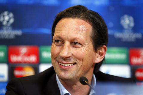 Roger Schmidt, Trainer von Bayer Leverkusen. Foto: dpa