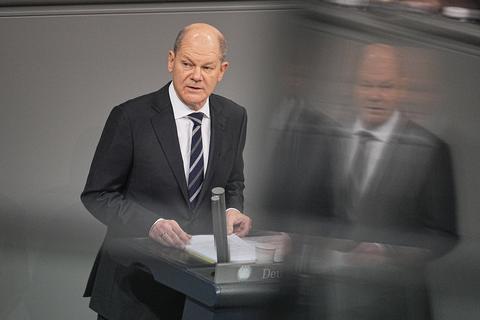 Bundeskanzler Olaf Scholz (SPD). Foto: Michael Kappeler/dpa