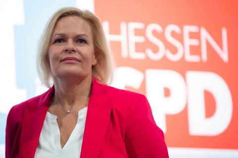 Nancy Faeser, Vorsitzende der SPD und der Landtagsfraktion, hält die Politik der Regierung für „abschreckend“. Foto: dpa
