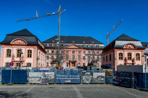 Ein Mammutprojekt: Die Sanierung des Landtagsgebäudes in Mainz. Fotos: Sascha Kopp 