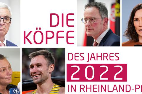 Die Köpfe des Jahres 2022 in Rheinland-Pfalz