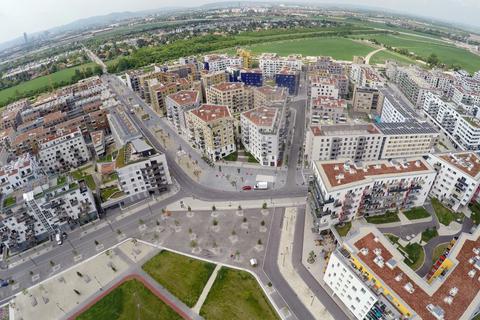 Im Osten von Wien entsteht die Seestadt Aspern – zu Großteilen bereits als „Smart City“. Foto: ASCR/Walter Schaub