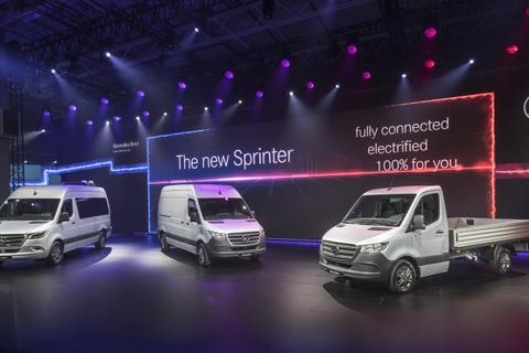 Der neue Sprinter ist vernetzt bis ins letzte Detail. Foto: Daimler