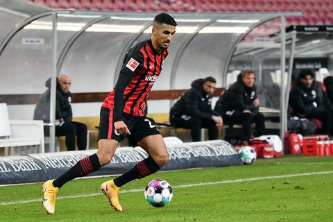 Bleibt bis Sommer in Frankfurt: Der marokkanische Nationalspieler Aymen Barkok. Archivfoto: Jan Hübner