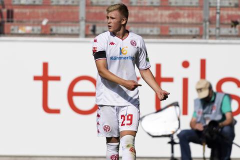 Mainz 05 Spieler Jonathan Burkardt. Foto: Tim Würz / VRM Bild