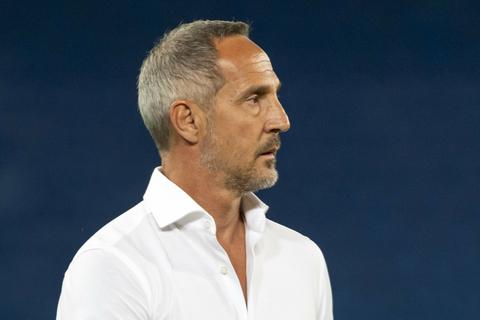 Eintracht Frankfurts Trainer Adi Hütter. Foto: dpa