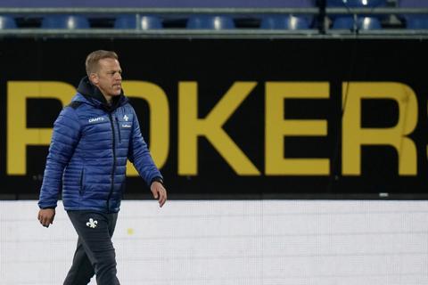 Ziel erreicht: Lilien-Trainer Markus Anfang ist auch in der kommenden Saison Trainer eines Fußball-Zweitligisten.    Foto: dpa