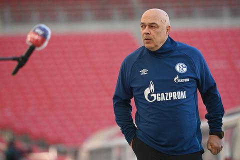 Schalkes Trainer Christian Gross. Foto: dpa