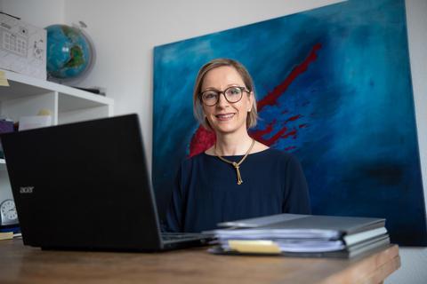 In Heppenheim betreibt die Psychologin Katrin Faust ihre Praxis. Foto: Sascha Lotz