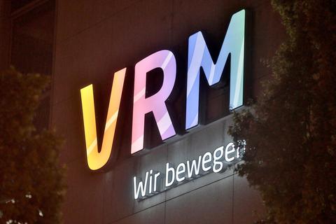 Das Logo der VRM in Mainz. Foto: Sascha Kopp 
